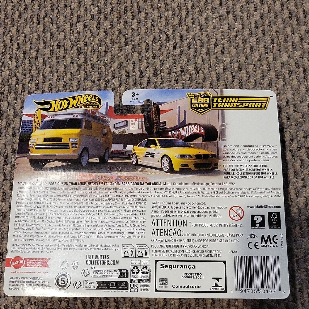 Hot Wheels Team Tansport LEGENDS BMW M3 Rally Transporter Set - Picture 2 of 5